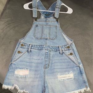 Denim overalls